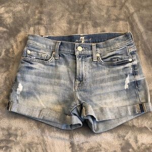 7 For All Mankind Jean Shorts